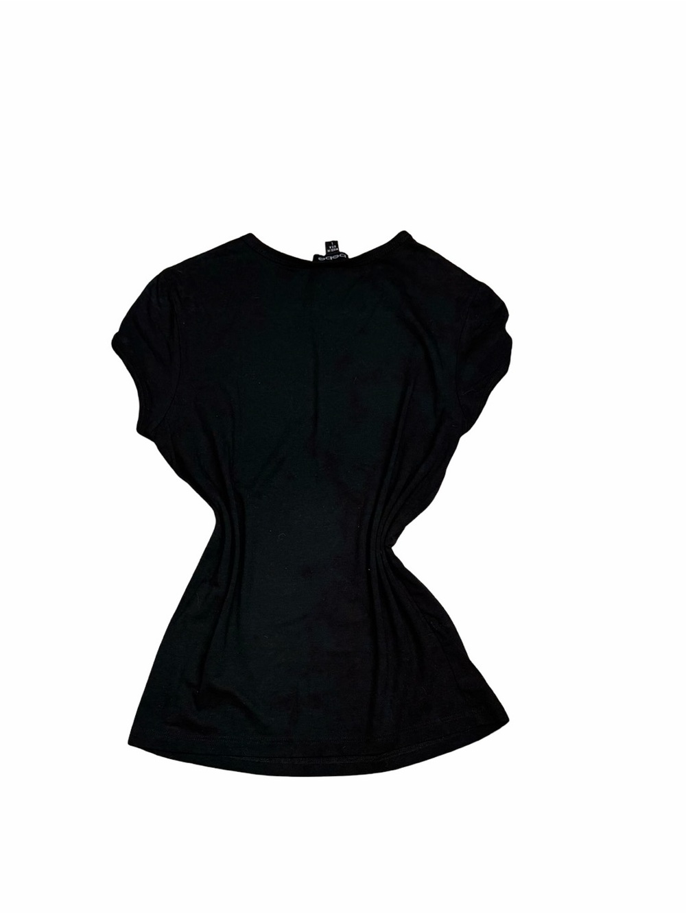 Y2K bebe Black Short-Sleeve Rhinestone Logo Tee - Picture 3 of 3